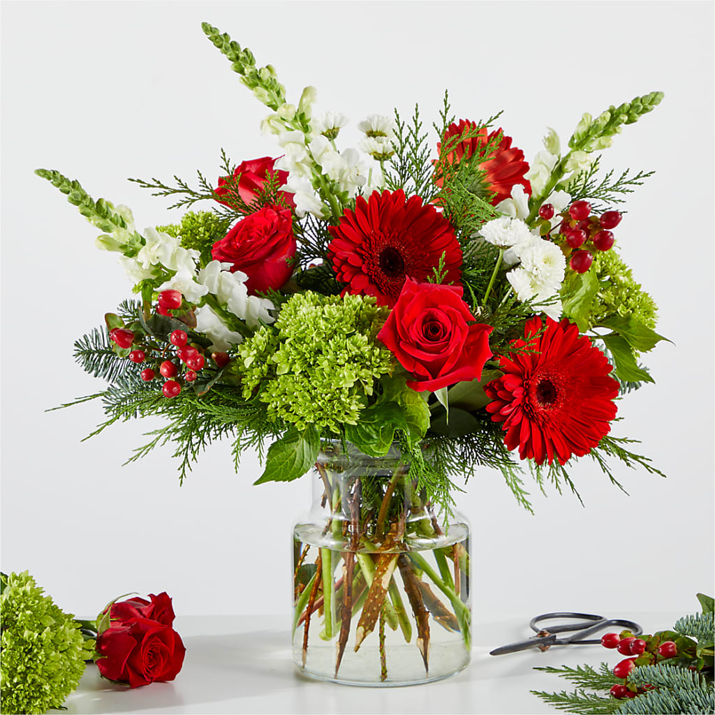 Merry Moment Bouquet – A Florist Original – HOORAY'S FROM HOLLYWOOD, Hollywood FL