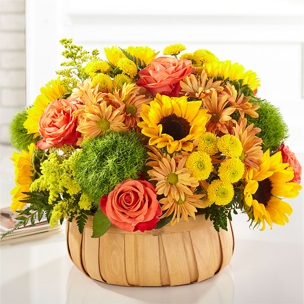 Harvest Sunflower Basket – HOORAY'S FROM HOLLYWOOD, Hollywood FL