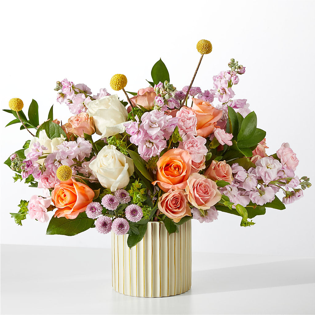 French Market Bouquet with Ivory Vase – HOORAY'S FROM HOLLYWOOD, Hollywood FL