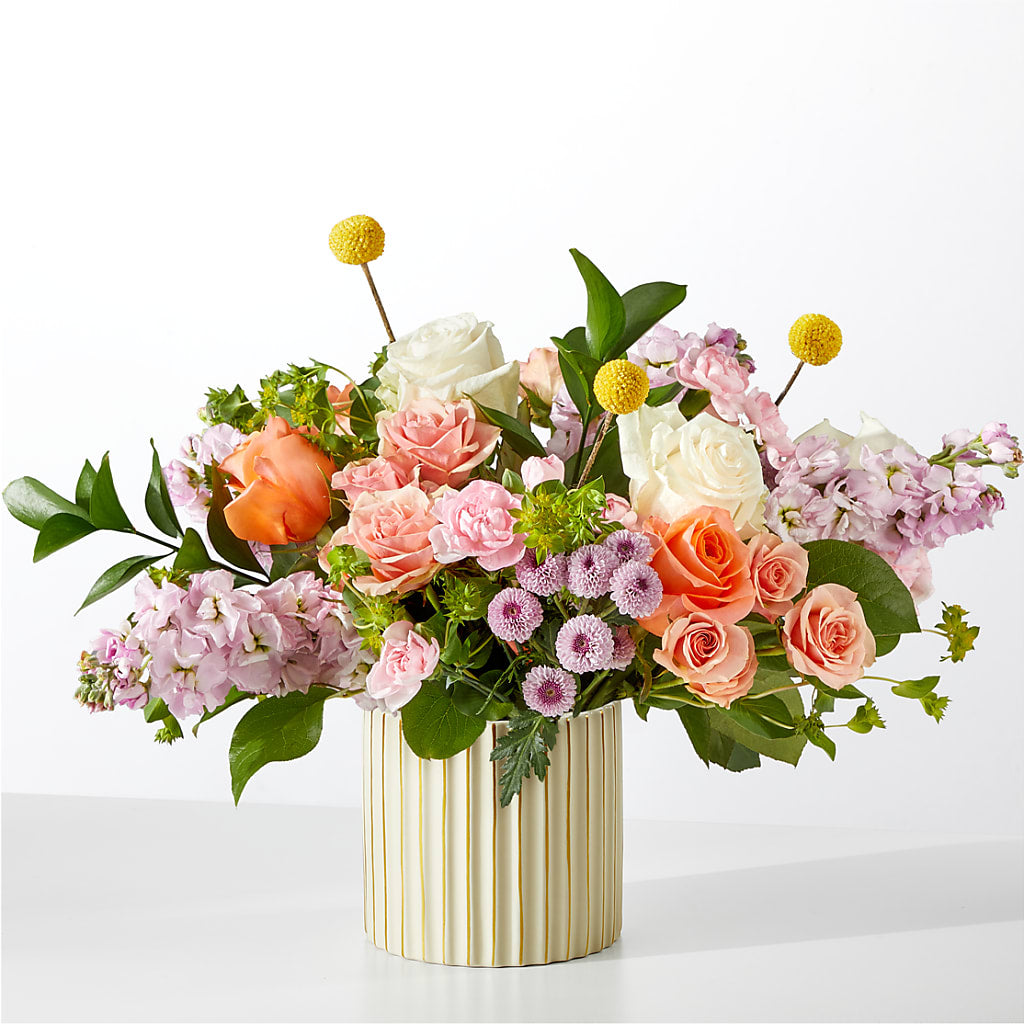 French Market Bouquet with Ivory Vase – HOORAY'S FROM HOLLYWOOD, Hollywood FL