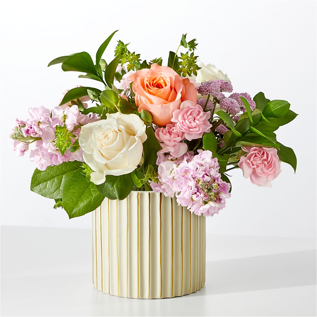 French Market Bouquet with Ivory Vase – HOORAY'S FROM HOLLYWOOD, Hollywood FL