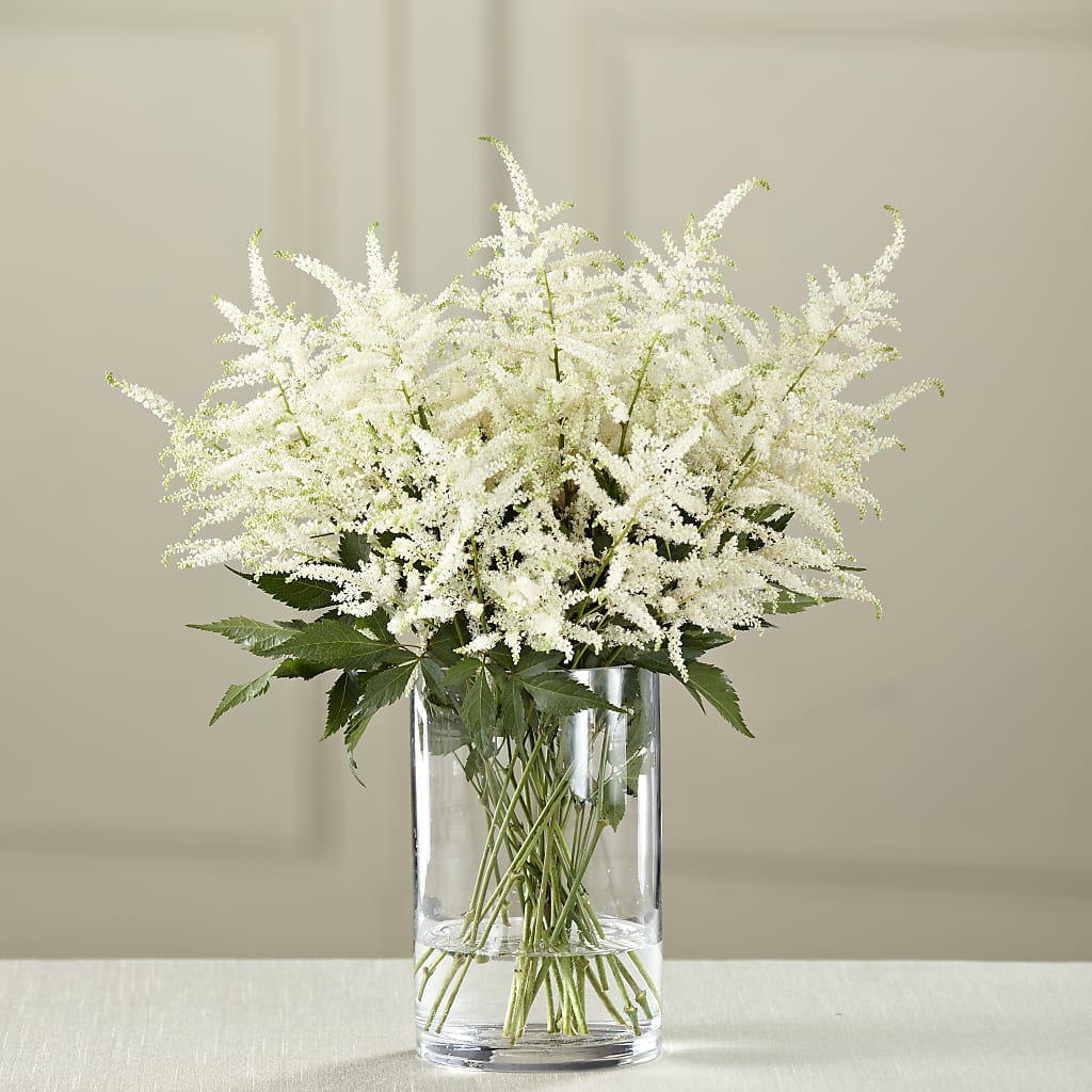 White Astilbe Bouquet – HOORAY'S FROM HOLLYWOOD, Hollywood FL