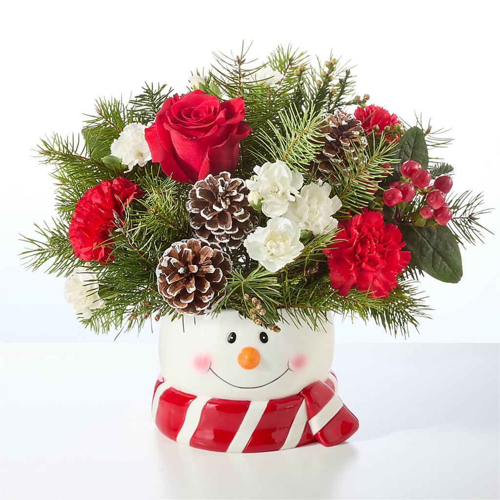 Jolly Snowman Bouquet – HOORAY'S FROM HOLLYWOOD, Hollywood FL