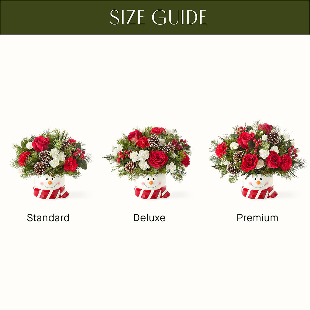 Jolly Snowman Bouquet – HOORAY'S FROM HOLLYWOOD, Hollywood FL
