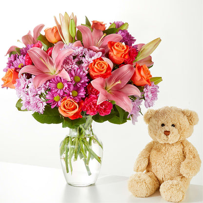 One and Only Bouquet and Bear Bundle – HOORAY'S FROM HOLLYWOOD, Hollywood FL