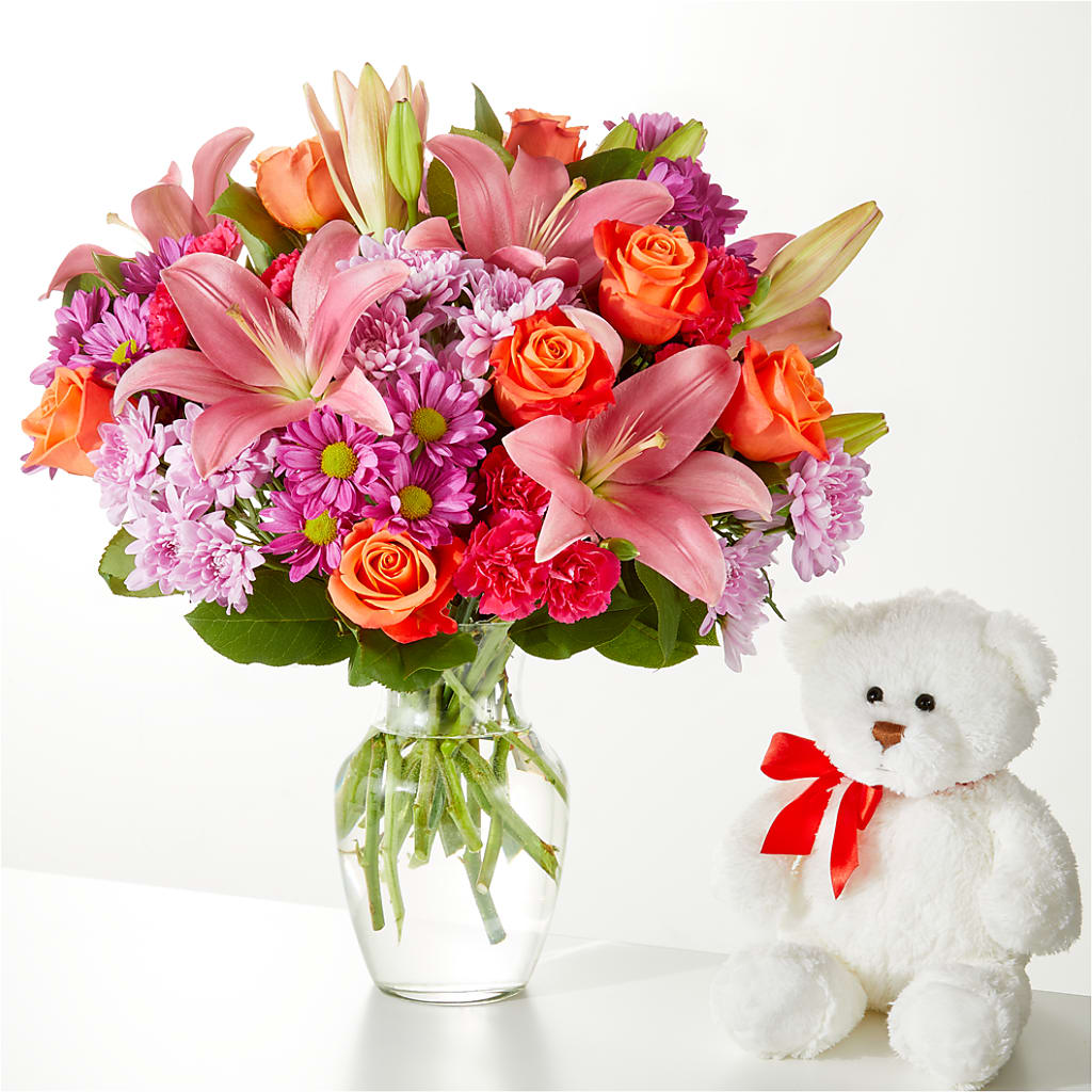 One and Only Bouquet and Bear Bundle – HOORAY'S FROM HOLLYWOOD, Hollywood FL
