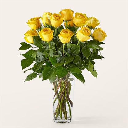 Long Stem Yellow Rose Bouquet – HOORAY'S FROM HOLLYWOOD, Hollywood FL