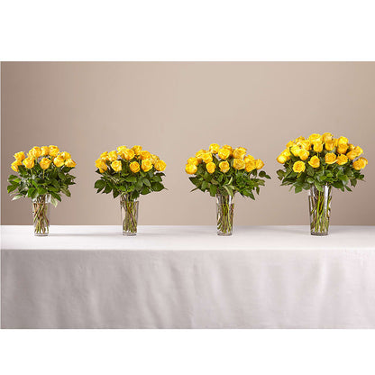 Long Stem Yellow Rose Bouquet – HOORAY'S FROM HOLLYWOOD, Hollywood FL