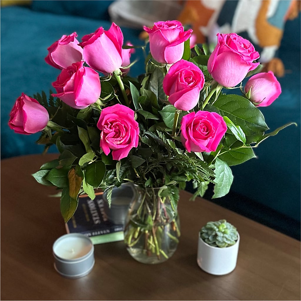 Long Stem Pink Rose Bouquet – HOORAY'S FROM HOLLYWOOD, Hollywood FL