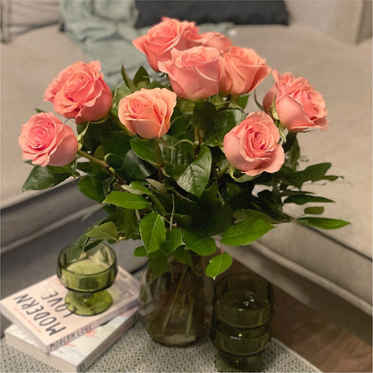 Long Stem Pink Rose Bouquet – HOORAY'S FROM HOLLYWOOD, Hollywood FL