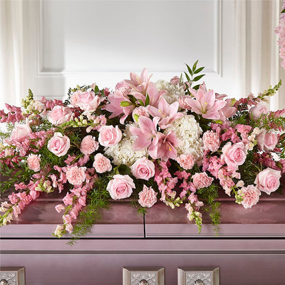 Life & Remembrance Casket Spray – HOORAY'S FROM HOLLYWOOD, Hollywood FL