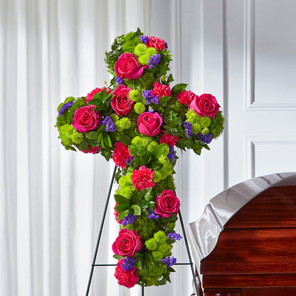 Tribute Rose Floral Cross – HOORAY'S FROM HOLLYWOOD, Hollywood FL