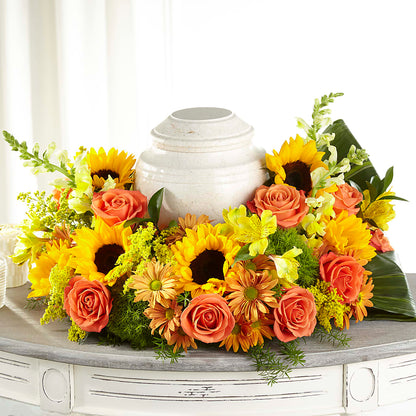 Faithful Sunflower Cremation Adornment – HOORAY'S FROM HOLLYWOOD, Hollywood FL