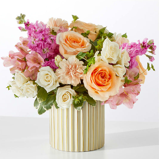 Paradise Bouquet with Ivory Vase – HOORAY'S FROM HOLLYWOOD, Hollywood FL