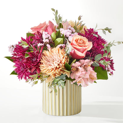 Berry Cobbler Bouquet with Ivory Vase – HOORAY'S FROM HOLLYWOOD, Hollywood FL