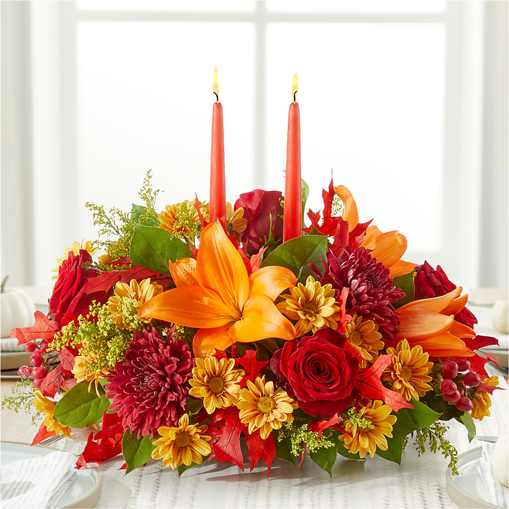 Autumn's Embrace Centerpiece – HOORAY'S FROM HOLLYWOOD, Hollywood FL