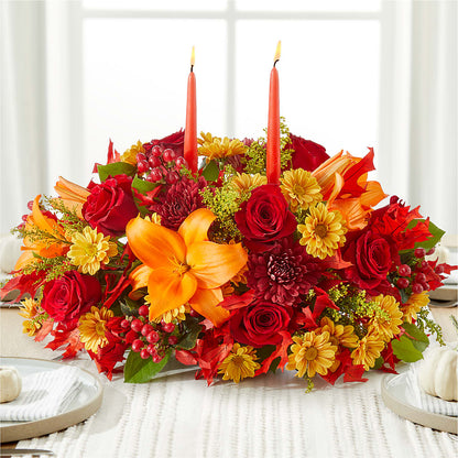 Autumn's Embrace Centerpiece – HOORAY'S FROM HOLLYWOOD, Hollywood FL